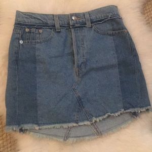 Reformation Denim skirt